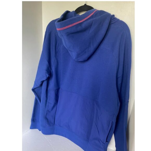 Nike Hoodie KNVB Netherlands Sweatshirt Large Blue Soccer Football Terry - Picture 4 of 6